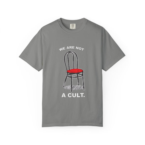 We Are Not a Cult Black Unisex T-Shirt, Casual Graphic Tee, Funny Gift, Everyday Wear, Trendy Style, Conversation Starter